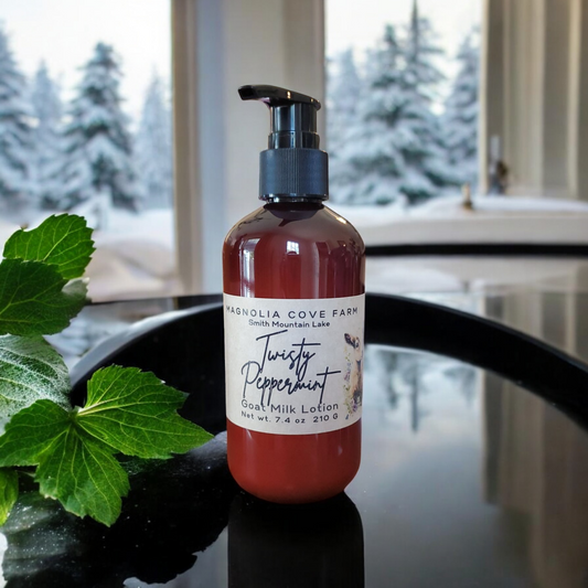 Twisty Peppermint Goat Milk Lotion